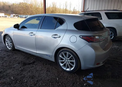 2012 Lexus Ct 200H Premium из США, поврежденный, VIN JTHKD5BH6C2100401